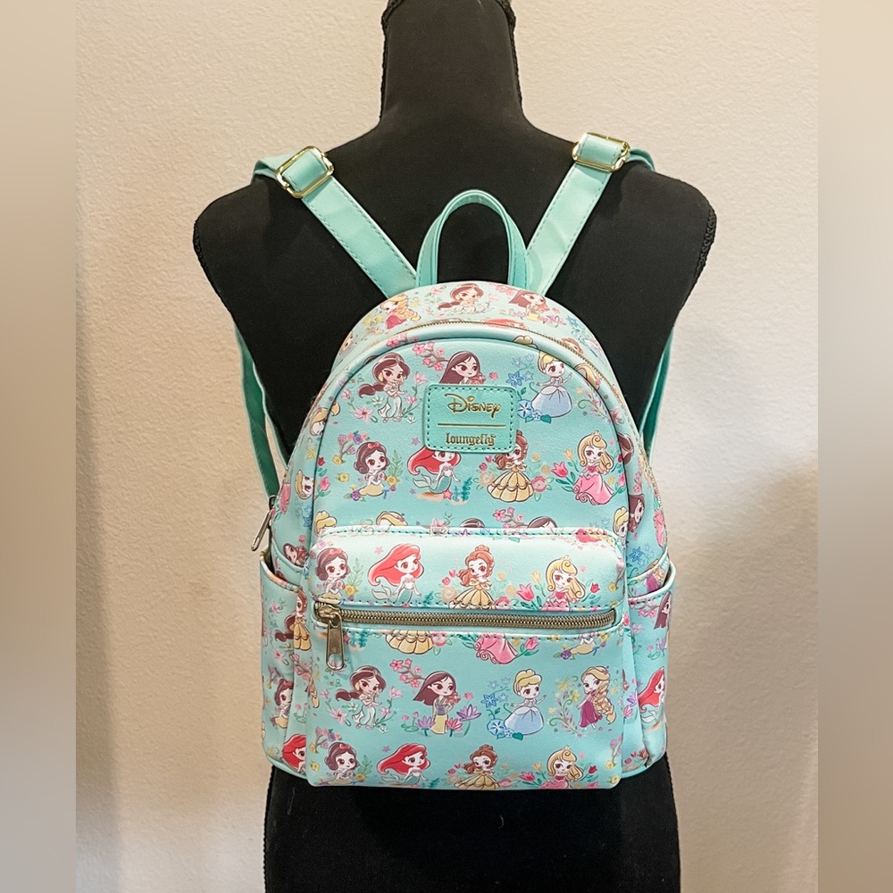 Disney Loungefly Disney Princesses Chibi Backpack